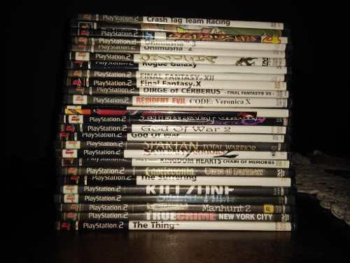 Lote X25 Juegos Ps2 Playstation 2