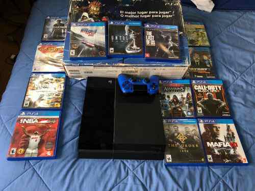 Oferta Ps4 500gb Con Muchos Juegos Y Joystick