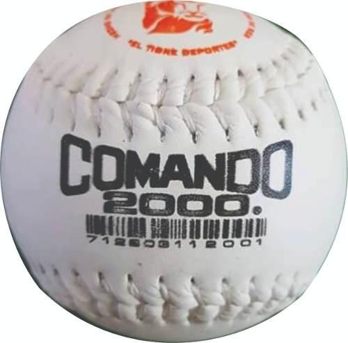 Pelota Softbol Mexicana Comando 2000 100% Cuero Vacuno