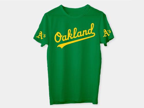 Remera Baseball Mlb Oakland Athletics (001)