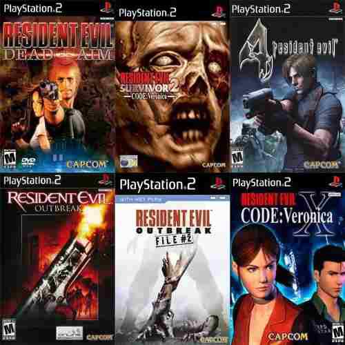 Resident Evil Ps2 Colección Completa 9 Juegos