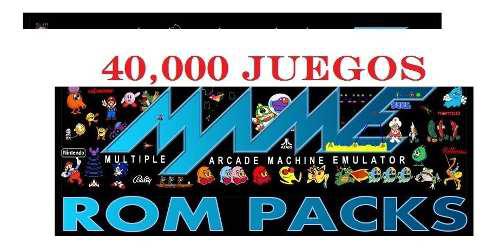 40,000 Roms Pc Mame Sega Nintendo Playstation One Juegos