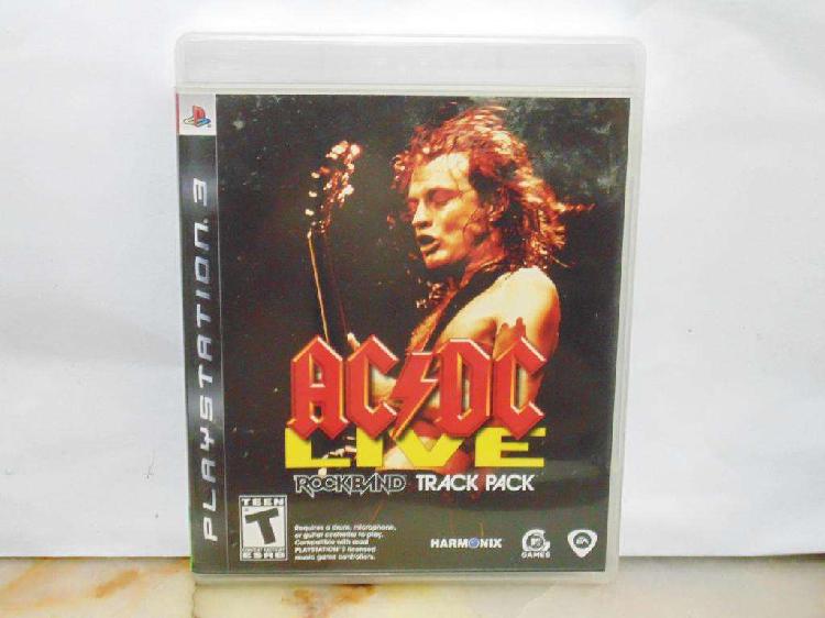 AC DC Live Rock Band Play Station 3 Ps3 Juego Insertcoin