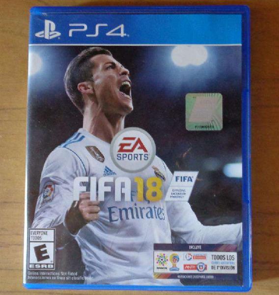 FIFA 18 para Ps4. Usado