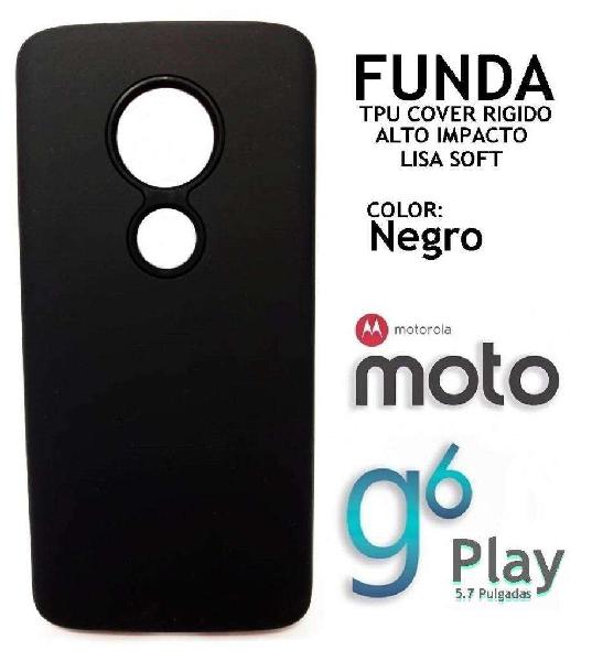 Funda Soft Rígida Alto Impacto Motorola Moto G6 Play