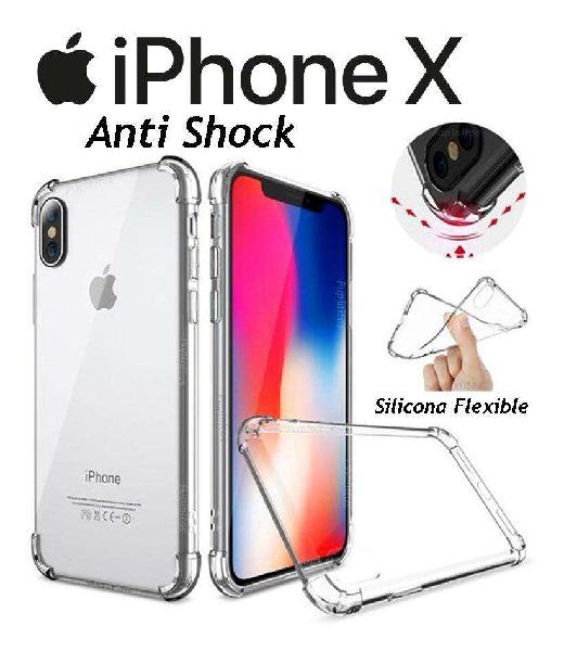 Funda Tpu Cover Silicona Anti Shock Iphone X Ten 10 Rosario