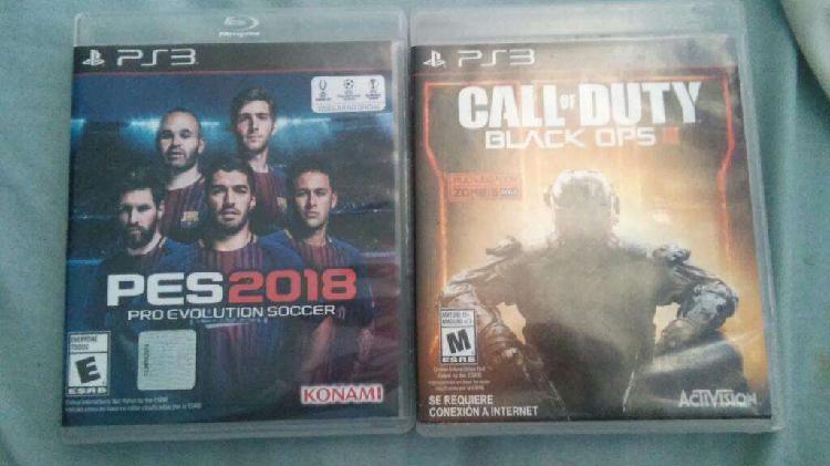 Pes 2018 Y Call Of Cuty Black Ops 3
