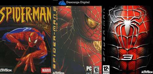 Spiderman 1 + 2 + 3 (3 Juegos) Pc Digital - Entrega Ya!