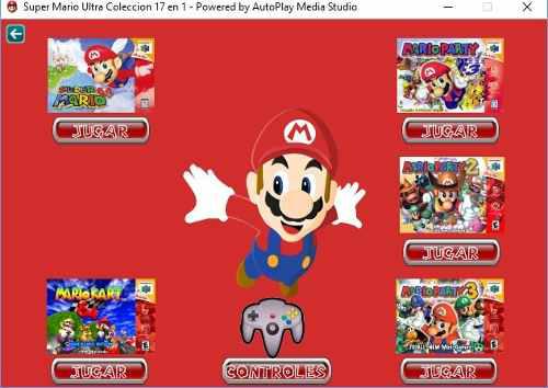 Super Mario Bros Coleccion 17 Juegos Pc Nintendo En El Acto