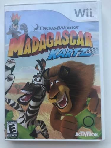 Wii - Madagascar Kartz -juego Físico Impecable!!!
