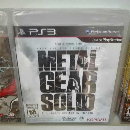 Metal Gear Legacy Collection 10 Juegos En 1 Para Ps3