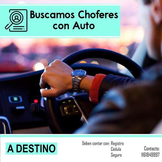 Se buscan choferes c auto en Palermo