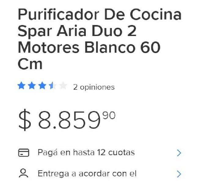 VENDO EXTRACTOR DE AIRE PARA COCINA