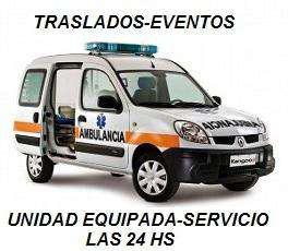 Ambulancias,Traslados,Eventos 24hs Precios Accesibles