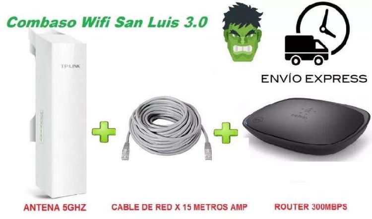 Antenas para Wifi 3.0 en Caja Sellada