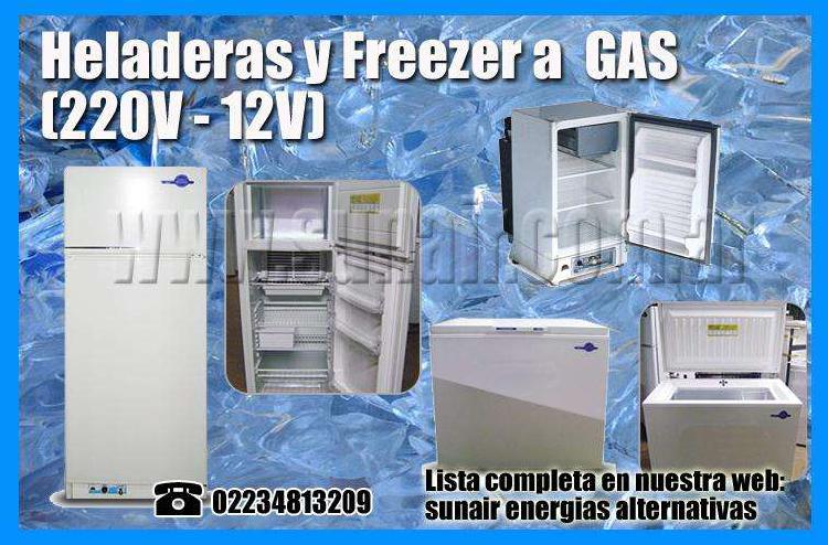 Heladeras a GAS, Heladeras y freezer Trial a GAS, 220V y 12V