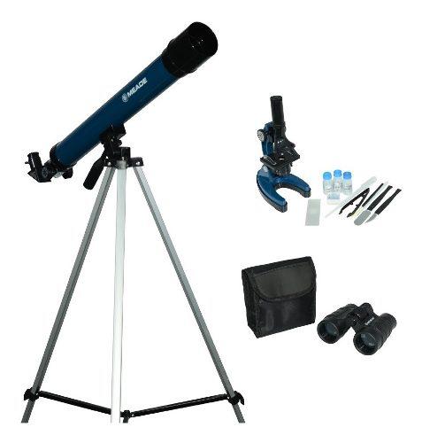 Kit Explorador Meade Con Telescopio, Microscopio Y Binocular