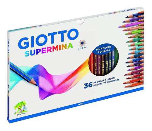 Lapices Giotto Supermina X 36 Unidades Profesional Faber Bic