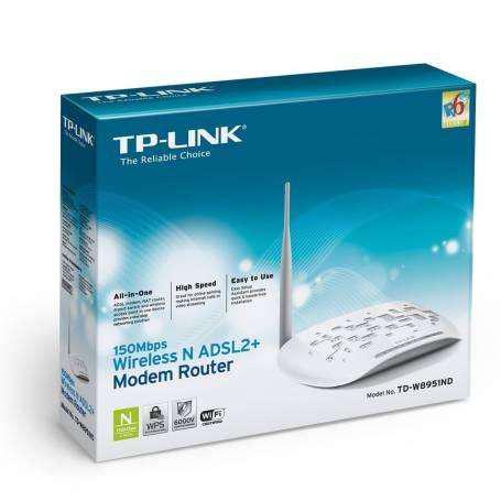 Modem Router ADSL TPLink 150 Mbps Excelente Estado NO
