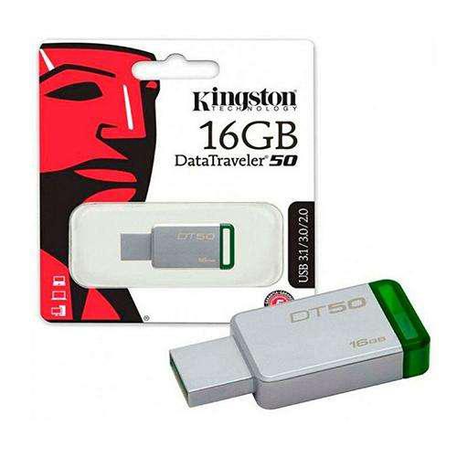 Pendrive Kingston 16gb metálico DT50 USB 3.0