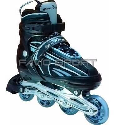 Rollers Skype Blue - Abec7 Plus + Chasis Aluminio + Bolso