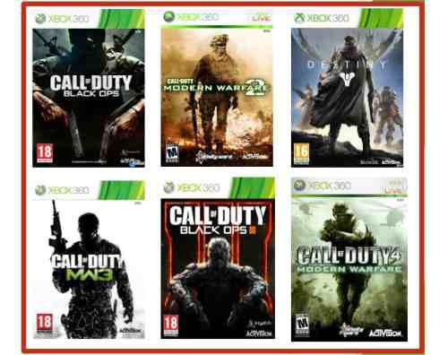7 Juegos Xbox 360 Destiny Call Of Duty Original Multiregion