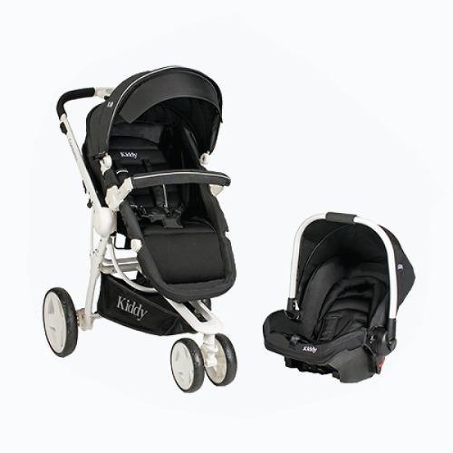 Coche Bebe Kiddy Compass Plus White Huevito Moises 10 Cuotas