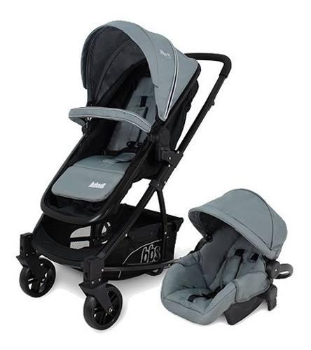 Cochecito Travel System Bebesit 1345ts Huevito Gris Tio Musa