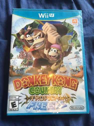 Donkey Kong Country Tropical Freeze Wii U Envuelto En Su