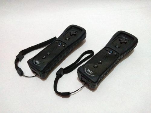 Dos Wii Remote Plus + Funda + Correa (compatible Con Wii U)