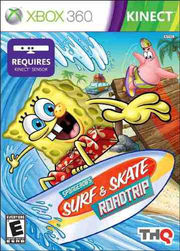 Juego Bob Esponja Squarepants Surf & Skate Xbox 360 Ntsc