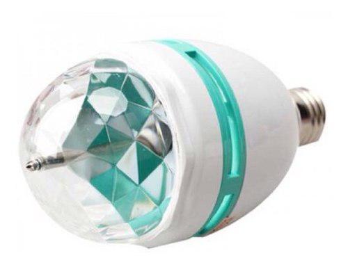 Lampara Led Party Only 1.5 W Giratoria Luz De Colores