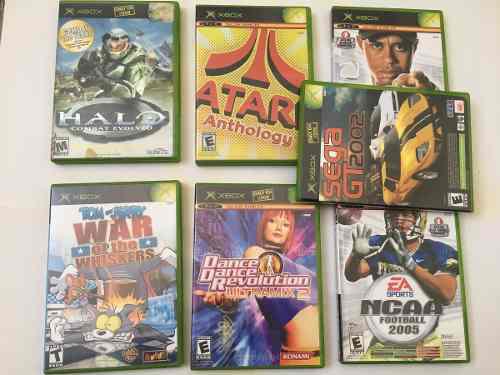 Lote 7 Juegos Originales Xbox Clasica