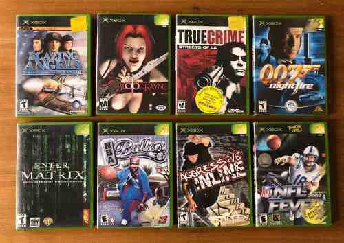 Lote 8 Juegos Originales Xbox Clásica Primera Generación