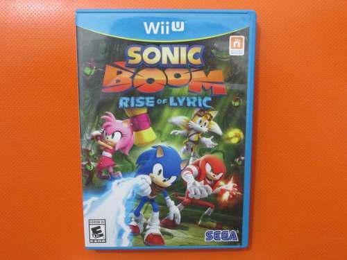 Sonic Boom Rise Of Lyric Original Nintendo Wii U Ntsc