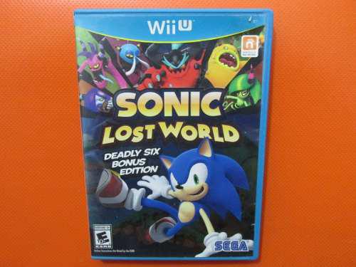 Sonic Lost World Original Nintendo Wii U Ntsc