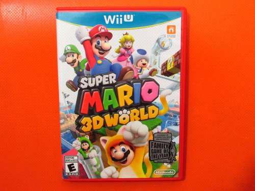 Super Mario 3d World Original Nintendo Wii U Ntsc