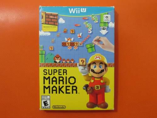 Super Mario Maker + Idea Book Original Nintendo Wii U Ntsc