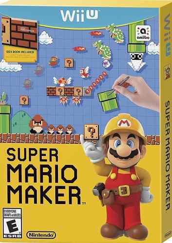 Super Mario Maker Wii U Fisico Con Libro Idea Book Sellado