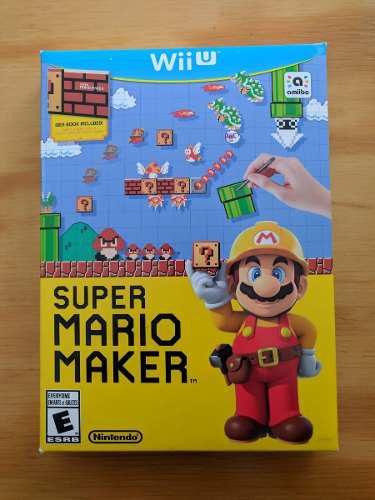 Super Mario Maker - Wii U - Impecable (edición Con Libro)