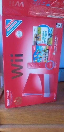 Wii Original Del 25 Aniversario Red
