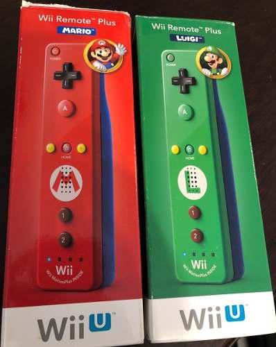 Wii U Remote Plus Nintendo Mario Y Luigi 2 Controles
