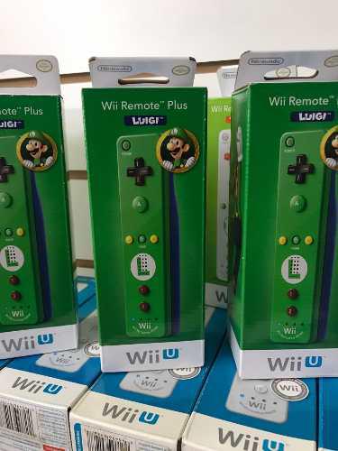 Wii U Remote Plus Nintendo Original Luigi Edition Nuevos!!!