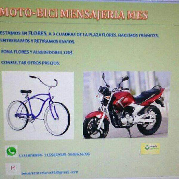 MOTO-BICI MENSAJERIA MES