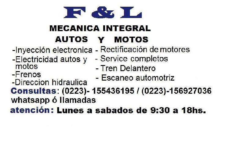 TALLER F&L MECANICA INTEGRAL MOTOS Y AUTOS