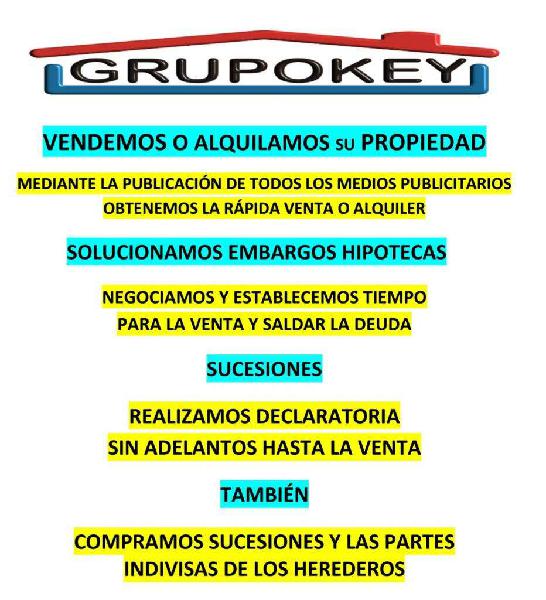 VENDEMOS SU PROPIEDAD “GRUPOKEY INMOBILIARIA”