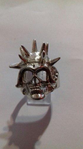 Anillo Calabera Plata 925