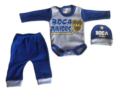 Conjunto De Bebe Boca Juniors,nuevo Modelo,el Mejor!