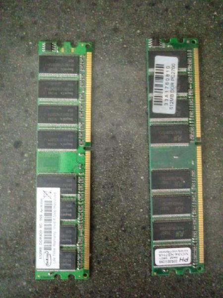 MEMORIA DDR1 DE 512MB,LAS QUE NO SE CONSIGUEN,IMPECABLES!!