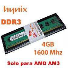 Memoria Ddr3 4 Gb Ddr3 1600 Mhz Para Amd Socket Am3